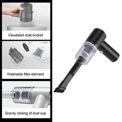 2 In 1 Car Vacuum Cleaner Usb Wireless Household Car (rechargeable)